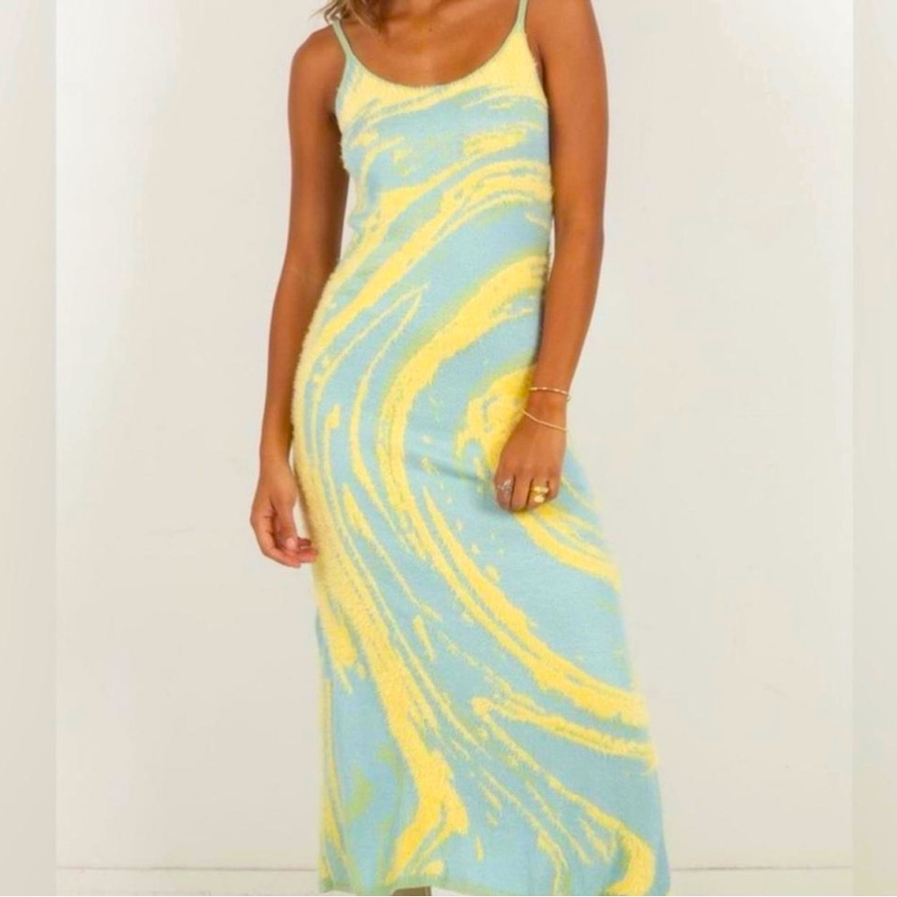 House of sunny “Hockney” midi dress